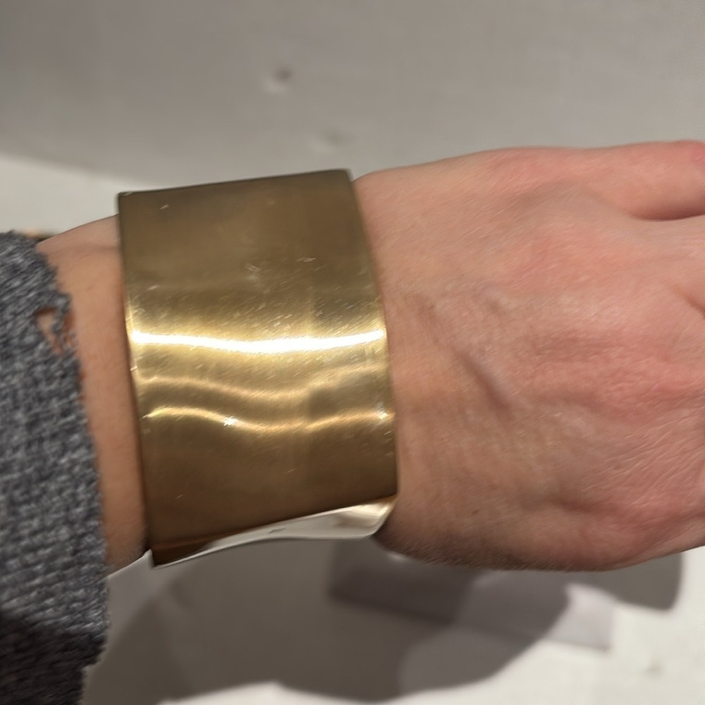 Chic Gold-Tone Cuff Bracelet